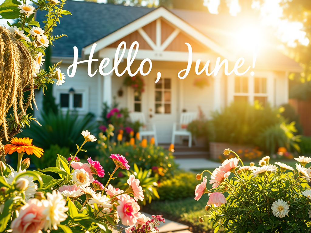 🏡 Hello, June! Fresh Starts and Summer Dreams